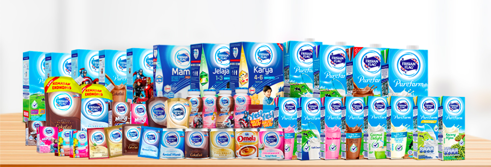 インドネシアで大人気の牛乳ブランド、Frisian Flag
